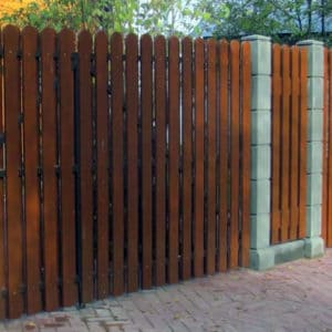Деревянный забор Штакетник - Фото № “8”