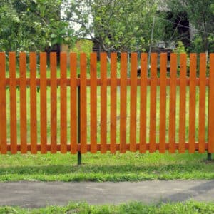 Деревянный забор Штакетник - Фото № “5”