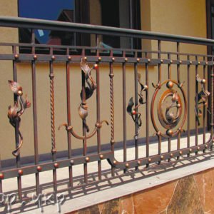 Кованые перила для балконов №2 - Фото № “1”
