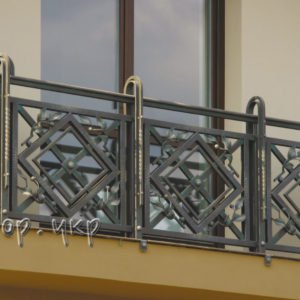 Кованые перила для балконов №13 - Фото № “1”