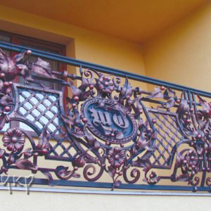 Кованые перила для балконов №46 - Фото № “1”