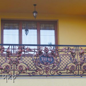 Кованые перила для балконов №47 - Фото № “1”